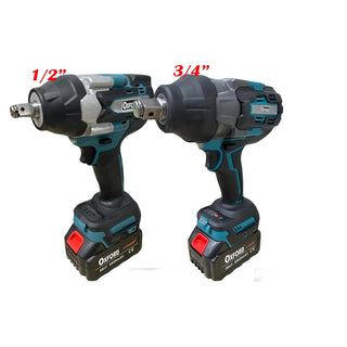 Avvitatore impulsi 88V con 2 batterie accessori bussolotti 22-30 mm