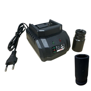 Avvitatore impulsi 88V con 2 batterie accessori bussolotti 22-30 mm