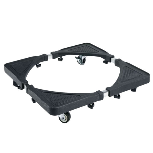 Base supporto per mobiletti carrello 40x40 cm con rotelle per pacchi piante bombole