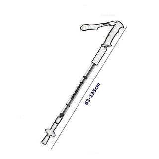 Coppia di bastoncini da trekking telescopico 63-135 cm vari colori