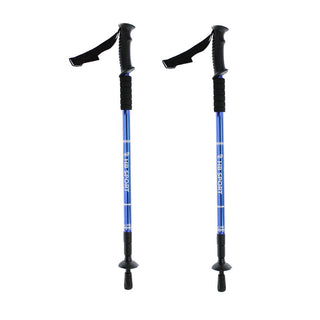 Coppia di bastoncini da trekking telescopico 63-135 cm vari colori