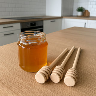 Cucchiaio in legno per miele 3 bastoncino dosamiele spargimiele