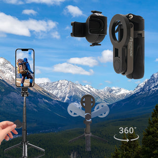 Bastone selfie con calamita e senza treppiede telescopico telecomando