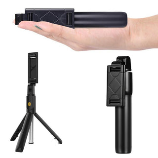 Bastone selfie treppiede bluetooth telescopico telecomando wireless