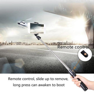 Bastone selfie treppiede bluetooth telescopico telecomando wireless