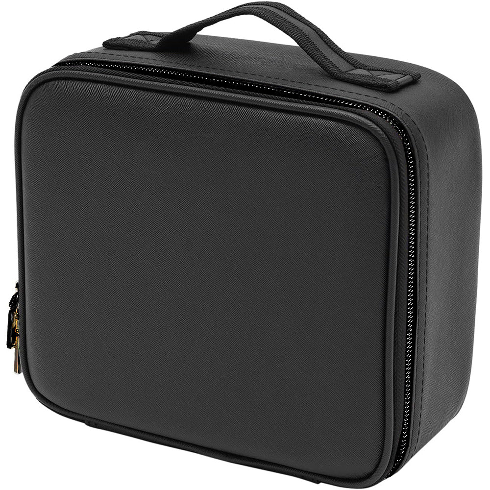 Beauty case con specchio a led dimmerabile a tre colorazione di luce borsa per trucco cosmetici porta pennelli