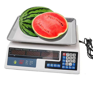 Bilancia digitale elettronica slim max 40kg 6 display retroilluminati