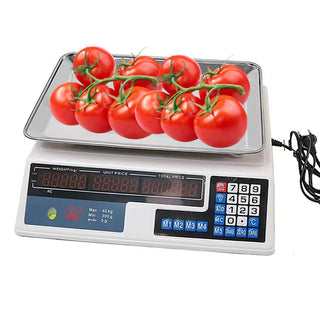 Bilancia digitale elettronica slim max 40kg 6 display retroilluminati