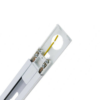Binario elettrico monofase 1 metro per faretti LED  staffa supporto