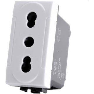Presa bipasso bivalente 10-16A per living light international air