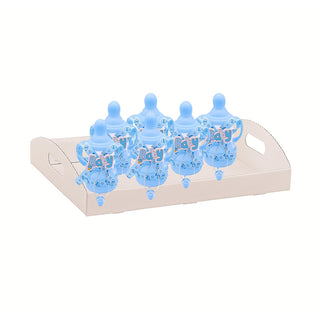 Set 12 portaconfetti battesimo nascita a forma di biberon bomboniere