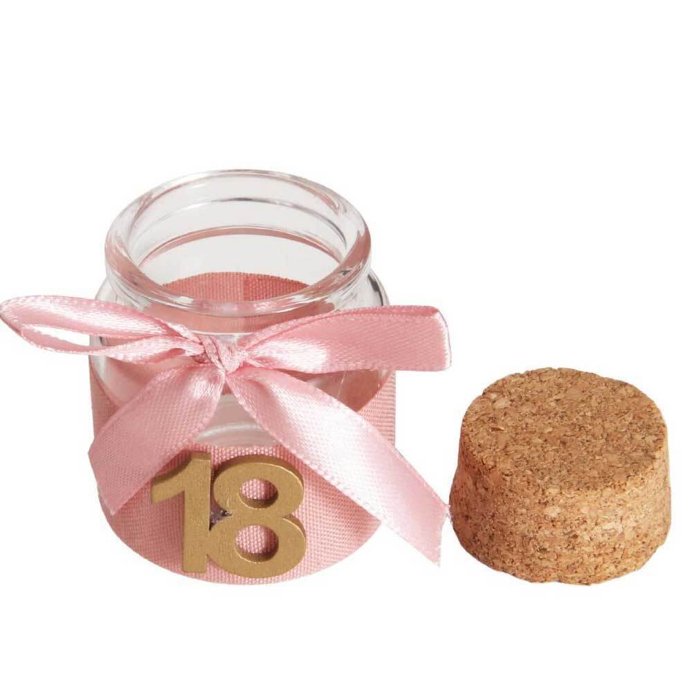 Vetrineinrete® Bomboniere portaconfetti 36 Pezzi per 18 Anni Barattolo Vetrineinrete® Bomboniere portaconfetti 36 Pezzi per 18 Anni Barattolo