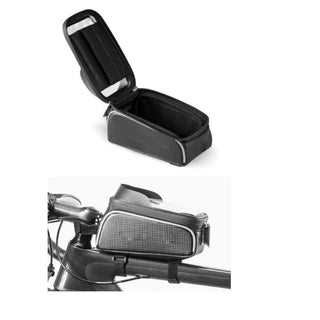 Borsa per bici da manubrio con supporto cellulare touchscren