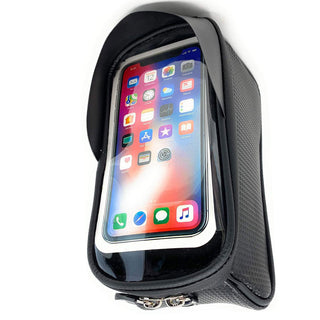 Borsa per bici da manubrio con supporto cellulare touchscren