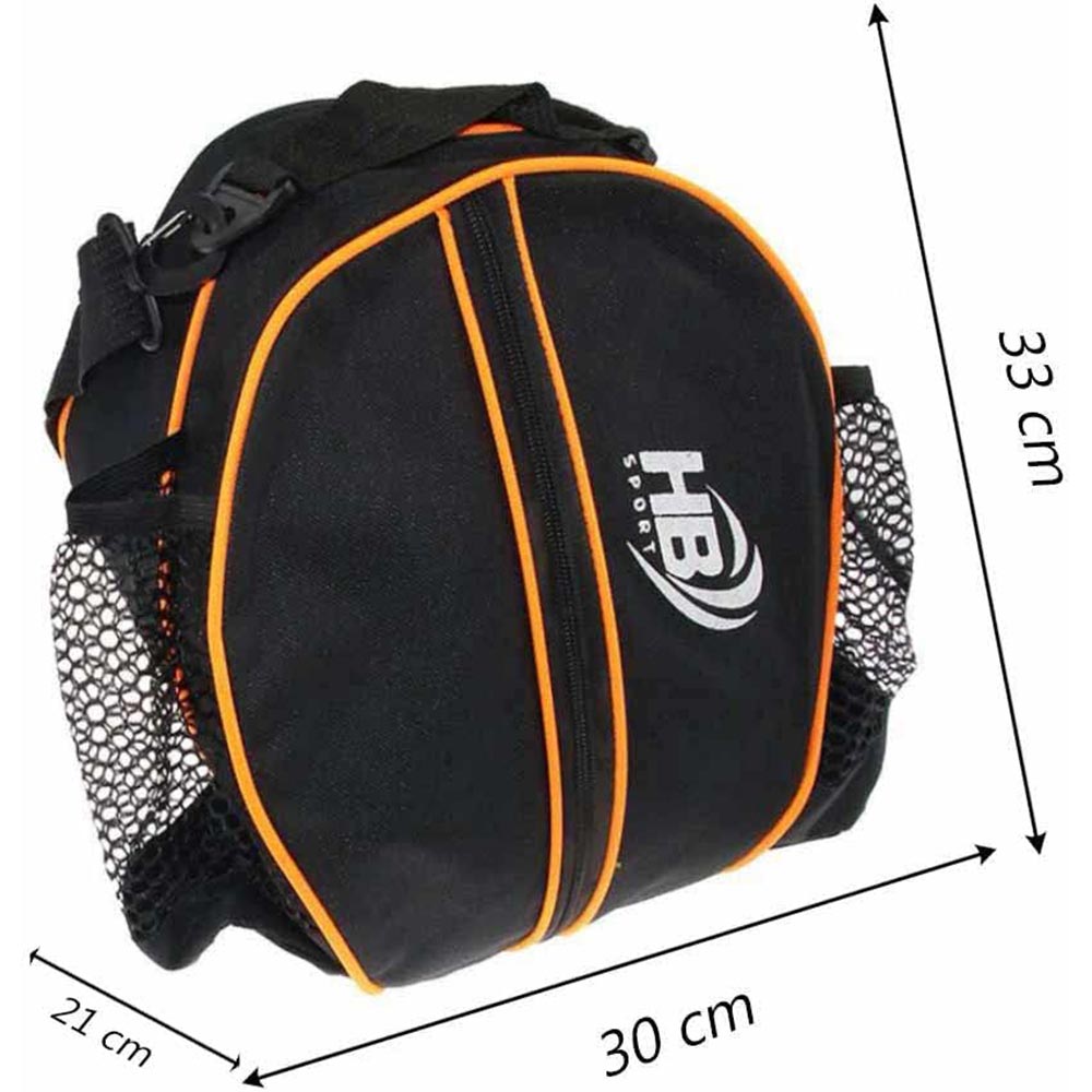 Borsa porta pallone con tracolla monospalla zaino con zip palla da basket calcio pallavolo