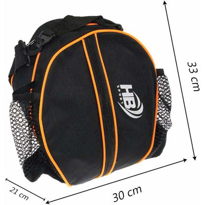 Borsa porta pallone con tracolla monospalla zaino con zip palla da basket calcio pallavolo