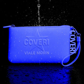 Borsello in silicone unisex Coveri pochette con cerniera e manico