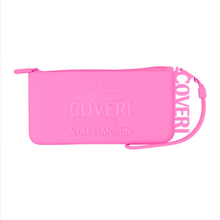 Borsello in silicone unisex Coveri pochette con cerniera e manico