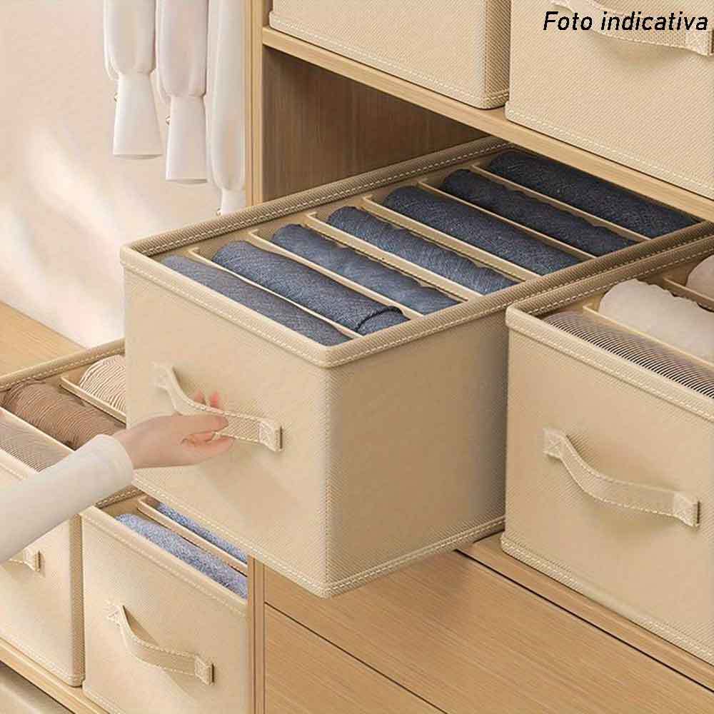 Scatola box pieghevole 9 scomparti contenitore per armadi 36x20x25 cm Scatola box pieghevole 9 scomparti contenitore per armadi 36x20x25 cm
