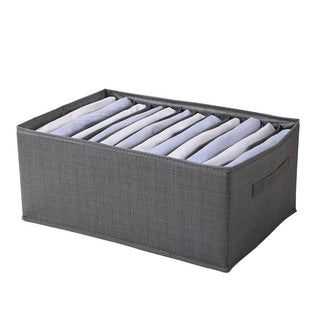 Scatola box pieghevole 9 scomparti contenitore per armadi 44x20x30 cm