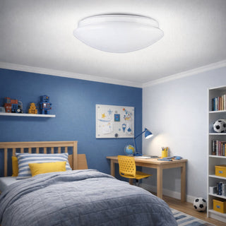 Plafoniera tonda con scocca liscia 18 24 e 36 watt CCT switch