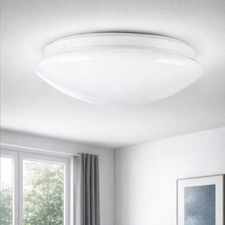 Plafoniera tonda con scocca liscia 18 24 e 36 watt CCT switch