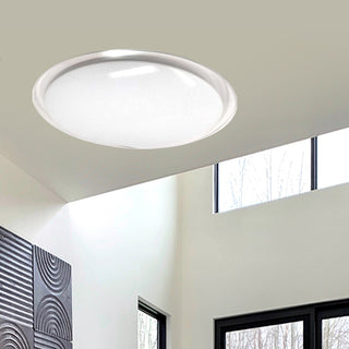 Plafoniera led dimmerabile 48 watt rotonda CCT bianca calda naturale