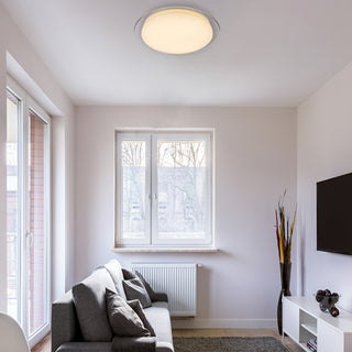 Plafoniera led dimmerabile 48 watt rotonda CCT bianca calda naturale