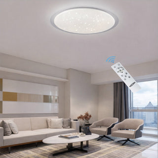 Plafoniera led dimmerabile 48 watt rotonda CCT bianca calda naturale