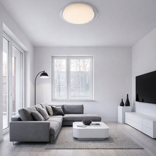 Plafoniera led dimmerabile 48 watt rotonda CCT bianca calda naturale