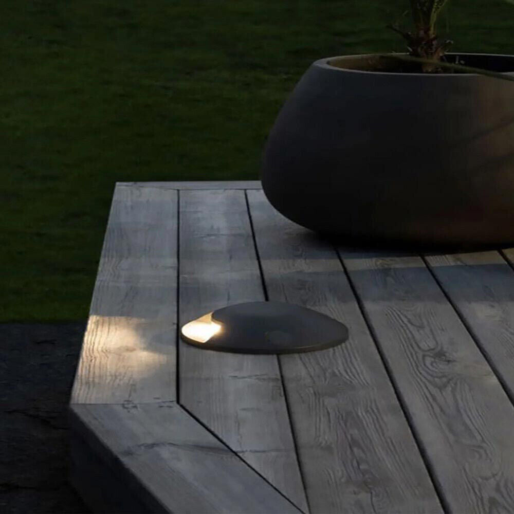 Faretto Led Calpestabile DC12V 5W Acciaio Inox IP67 3000K, 4000K - Foto 6