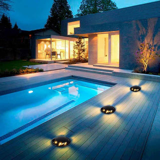 Faretto calpestabile led 1 watt 3 fasci di luce esterno vialetti IP67