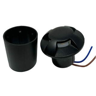 Faretto calpestabile led 1 watt 3 fasci di luce esterno vialetti IP67