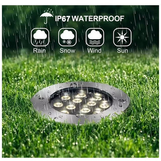 Faretto incasso calpestabile 18 led 18 watt 6500k 3000k 4000k IP67