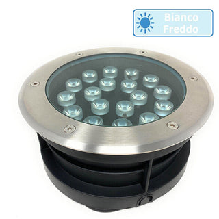 Faretto incasso calpestabile 18 led 18 watt 6500k 3000k 4000k IP67