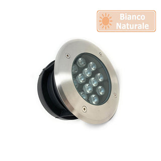 Faretto incasso calpestabile 12 led 12 watt 6500k 3000k 4000k IP67