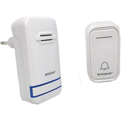 Campanello wireless senza fili con spina incorporata 38 melodie wifi doorbell volume regolabile indicatore led