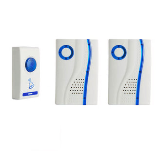 Campanello wireless 100 metri 32 melodie a batteria con LED