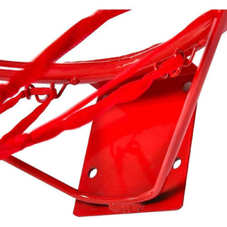 Canestro basket a muro in metallo 45cm rete in nylon x pallacanestro