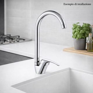 Canna di ricambio per miscelatore da cucina attacco universale 2.7 cm