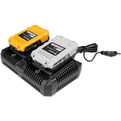 Caricabatteria doppio 20V 2.0A per batteria a litio da 20 a 88 volt caricatore per due batterie ricarica rapida