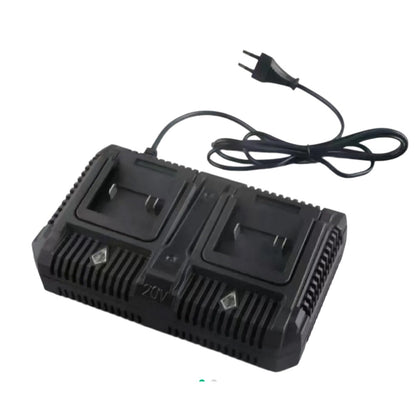 Caricabatteria doppio 20V 2.0A per batteria a litio da 20 a 88 volt caricatore per due batterie ricarica rapida