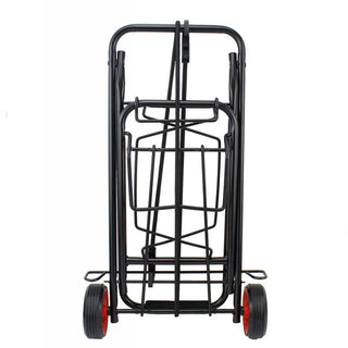 Carrello multiuso pieghevole 2 ruote con elastico di sicurezza