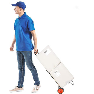 Carrello multiuso pieghevole 2 ruote con elastico di sicurezza