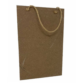 Cartello estintore in legno 20x30 cm con corda