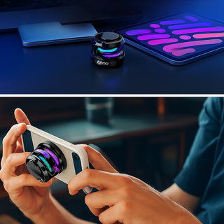 Cassa bluetooth calamitata amplifica cellulari mini speaker RGB
