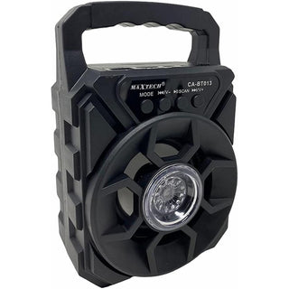 Speaker Bluetooth 10W ricaricabile con luci radio FM AUX USB e SD