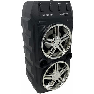 Speaker bluetooth 15w ricaricabile con luci microfono USB e radio FM