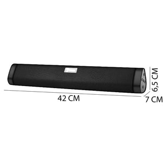 Mini Sound bar 10W bluetoothricaricabile per tv pc casse wireless