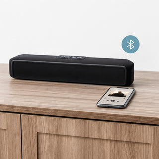 Soundbar bluetooth 16 watt ricaricabile SD AUX per tv pc smartphone